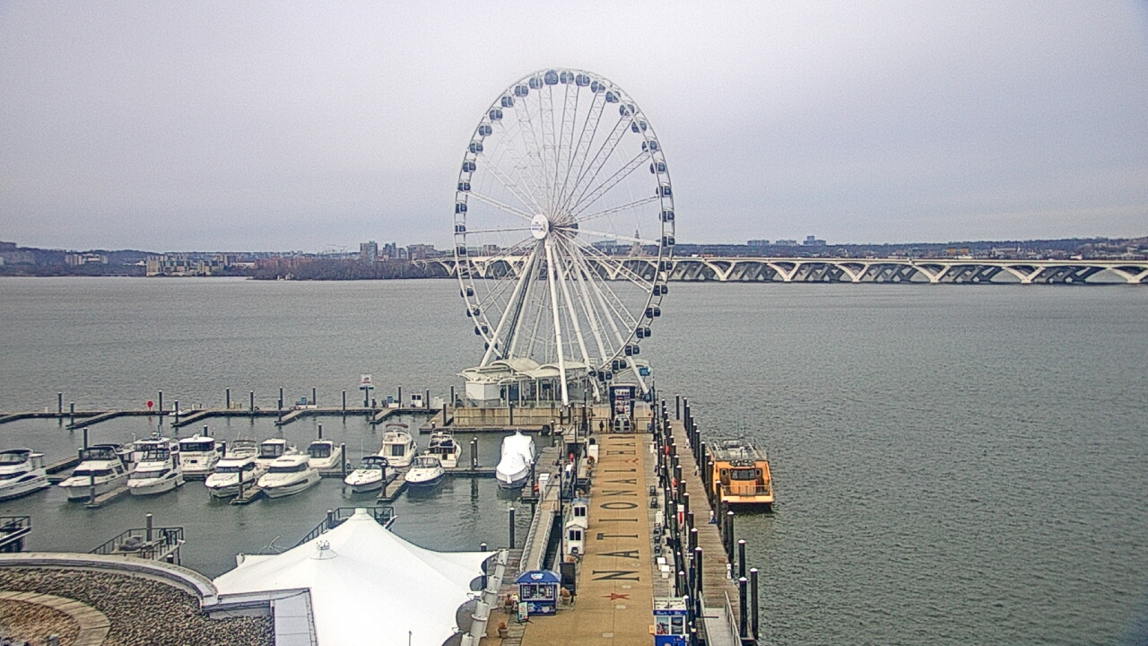 Thumbnail for current weather camera view from National Harbor in Oxon Hill, Maryland