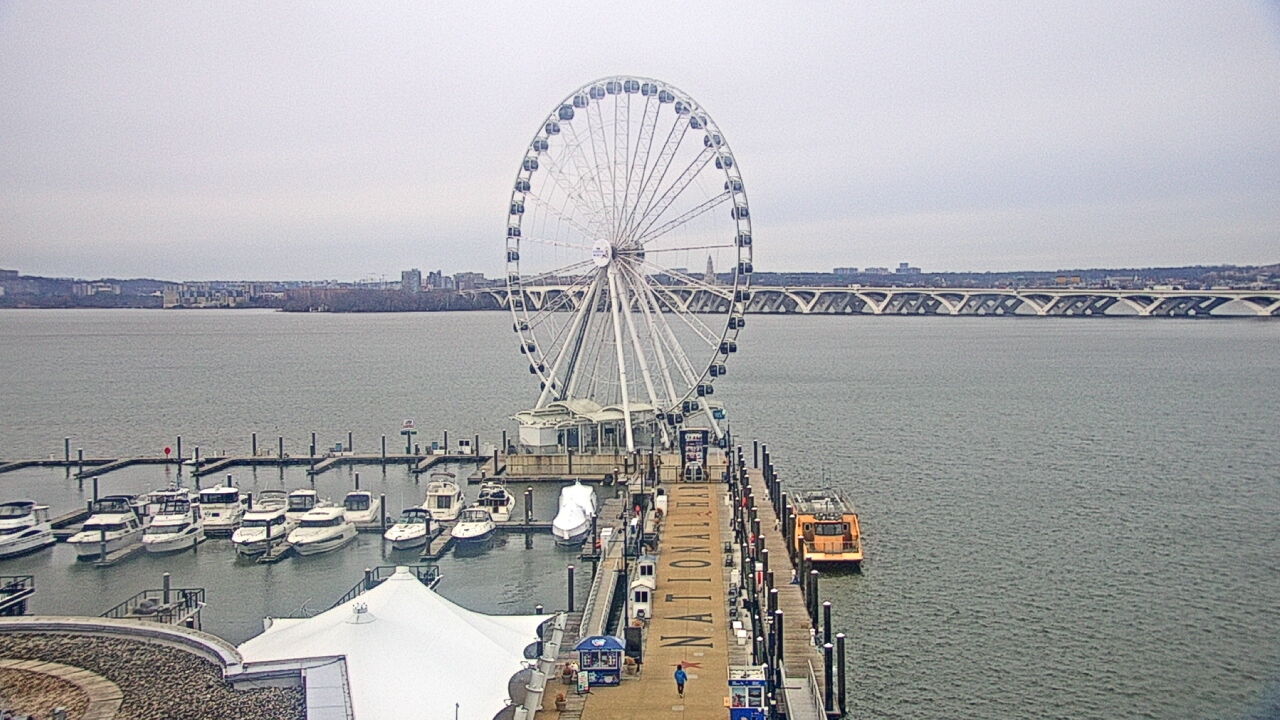 Thumbnail for current weather camera view from National Harbor in Oxon Hill, Maryland