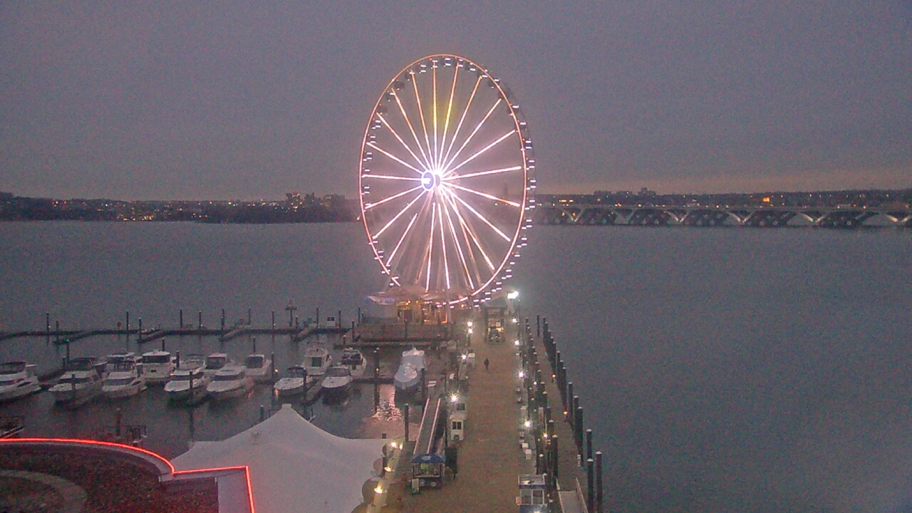 Thumbnail for current weather camera view from National Harbor in Oxon Hill, Maryland