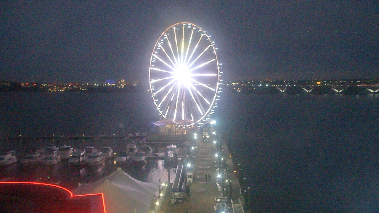Thumbnail for current weather camera view from National Harbor in Oxon Hill, Maryland