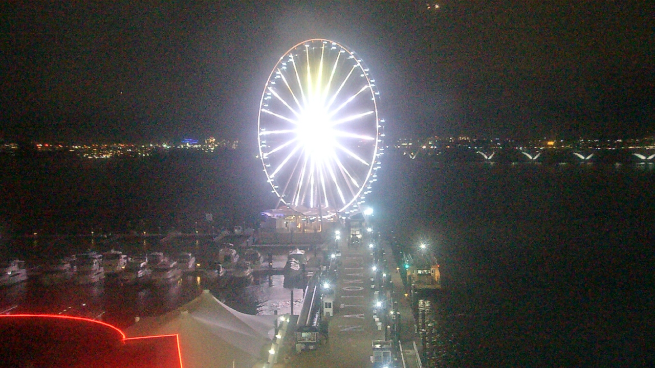 Thumbnail for current weather camera view from National Harbor in Oxon Hill, Maryland
