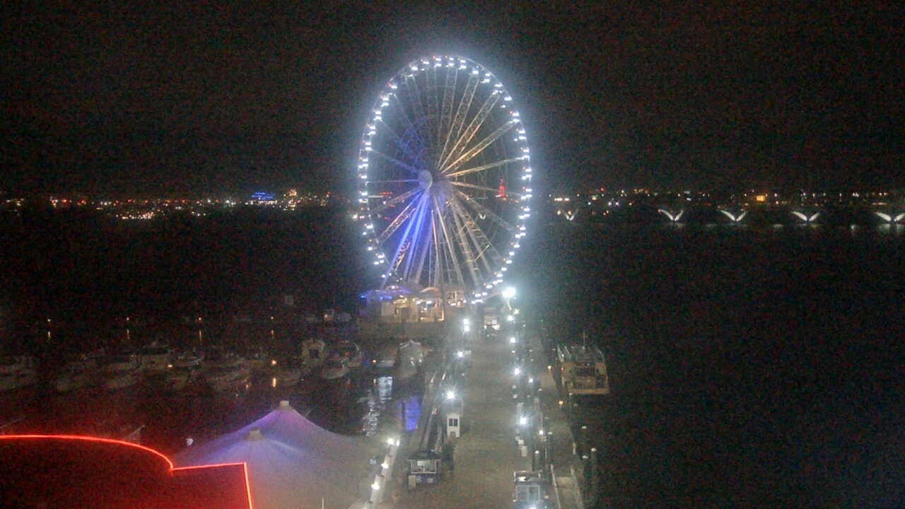 Thumbnail for current weather camera view from National Harbor in Oxon Hill, Maryland