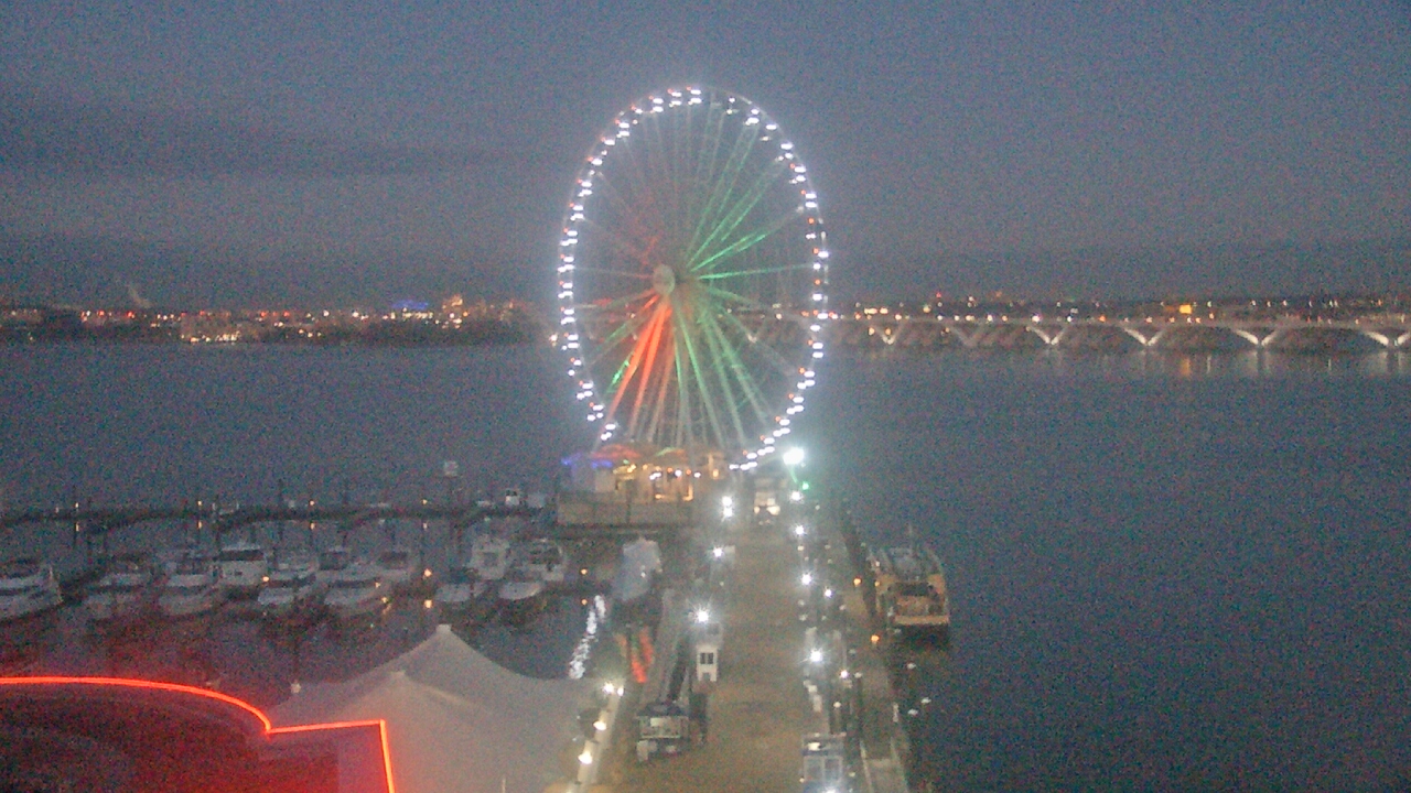 Thumbnail for current weather camera view from National Harbor in Oxon Hill, Maryland