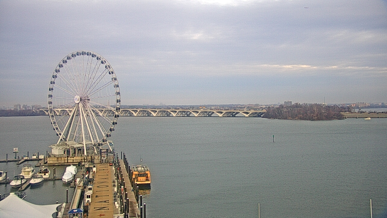 Thumbnail for current weather camera view from National Harbor in Oxon Hill, Maryland