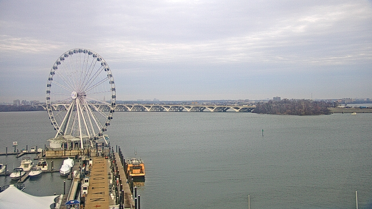 Thumbnail for current weather camera view from National Harbor in Oxon Hill, Maryland