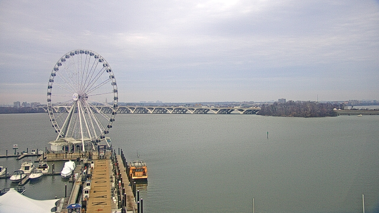 Thumbnail for current weather camera view from National Harbor in Oxon Hill, Maryland