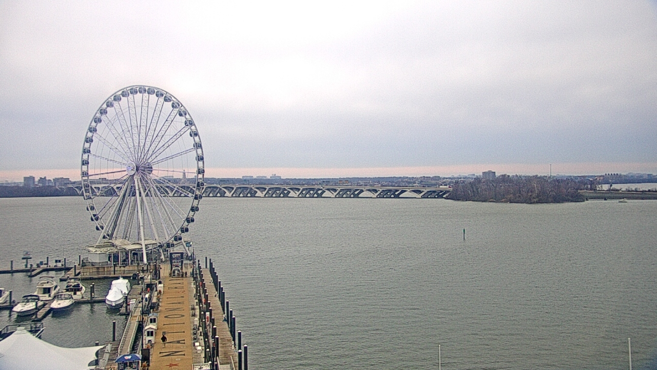 Thumbnail for current weather camera view from National Harbor in Oxon Hill, Maryland