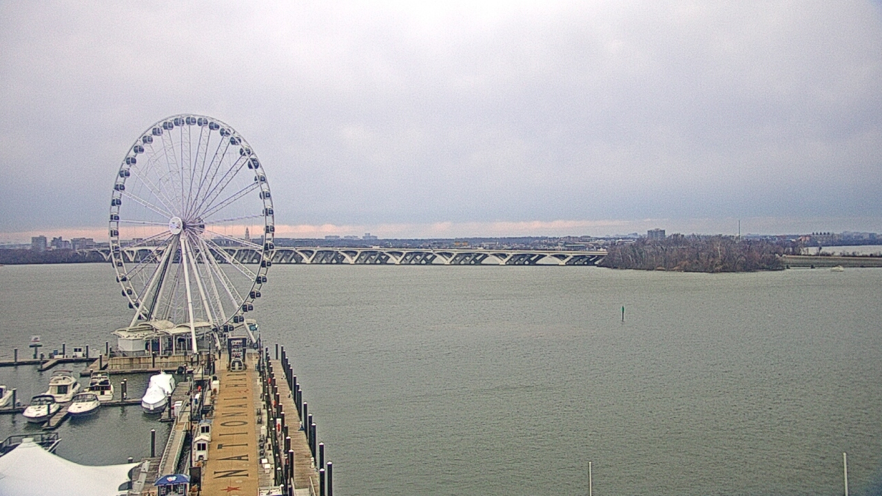 Thumbnail for current weather camera view from National Harbor in Oxon Hill, Maryland