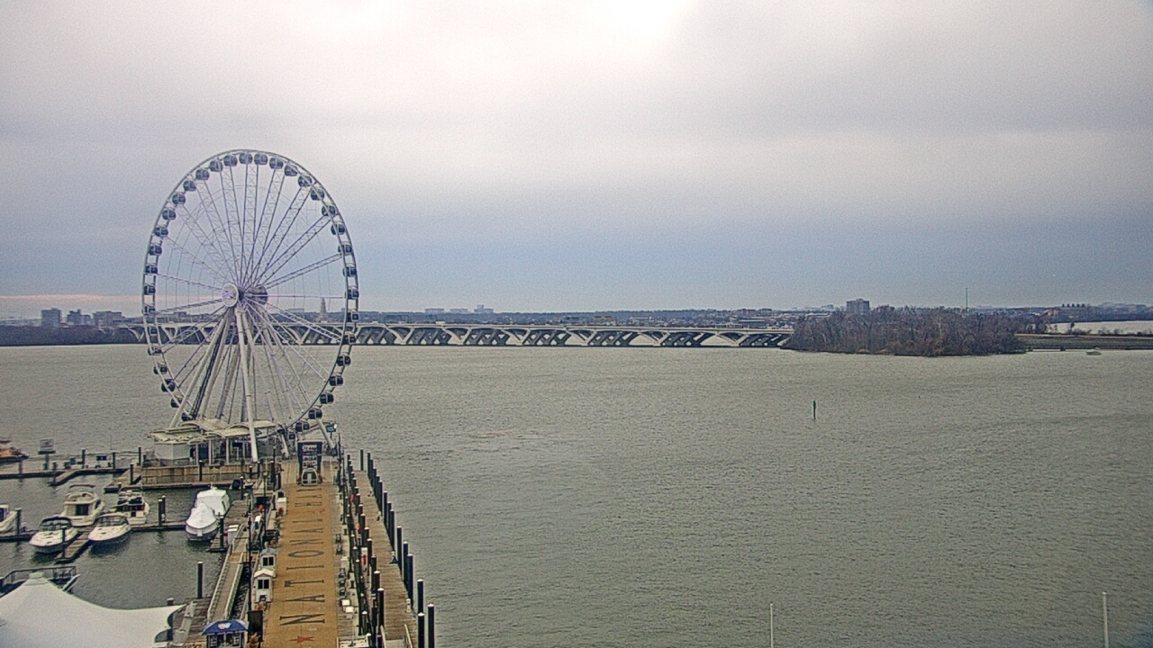 Thumbnail for current weather camera view from National Harbor in Oxon Hill, Maryland
