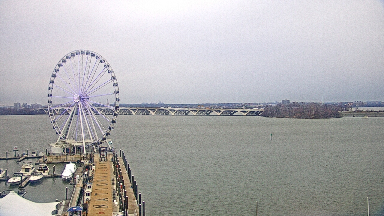 Thumbnail for current weather camera view from National Harbor in Oxon Hill, Maryland