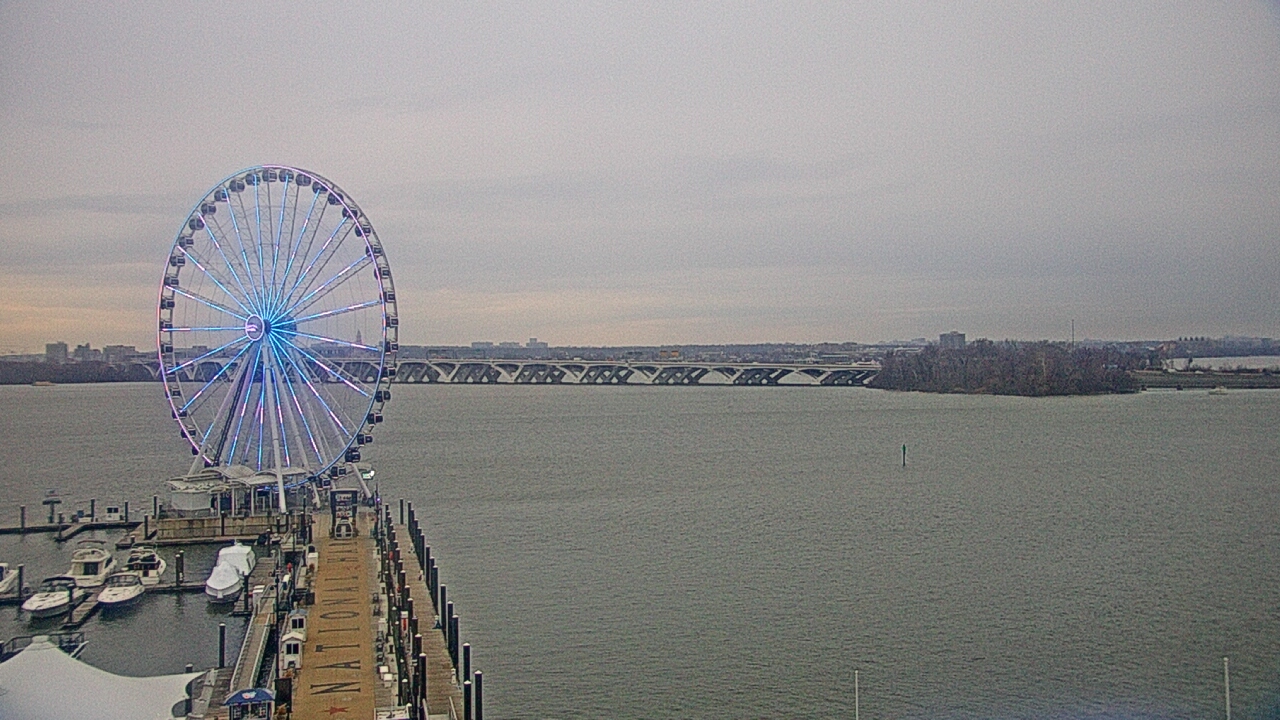 Thumbnail for current weather camera view from National Harbor in Oxon Hill, Maryland