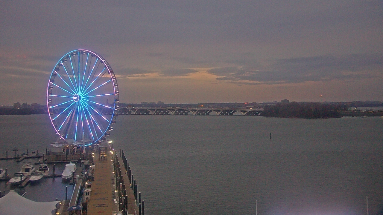 Thumbnail for current weather camera view from National Harbor in Oxon Hill, Maryland