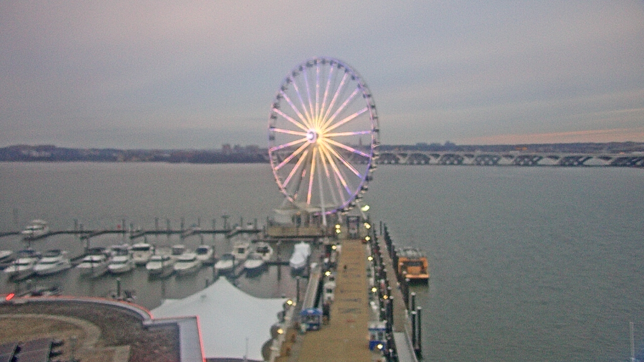 Thumbnail for current weather camera view from National Harbor in Oxon Hill, Maryland