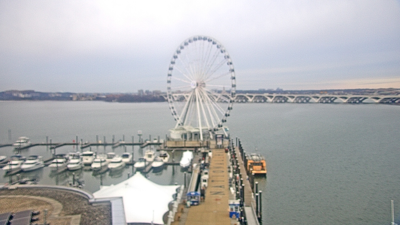 Thumbnail for current weather camera view from National Harbor in Oxon Hill, Maryland