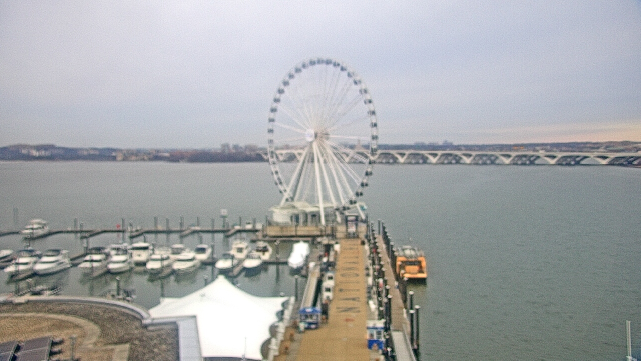 Thumbnail for current weather camera view from National Harbor in Oxon Hill, Maryland
