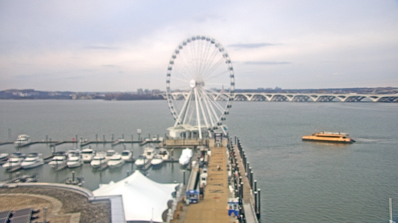Thumbnail for current weather camera view from National Harbor in Oxon Hill, Maryland