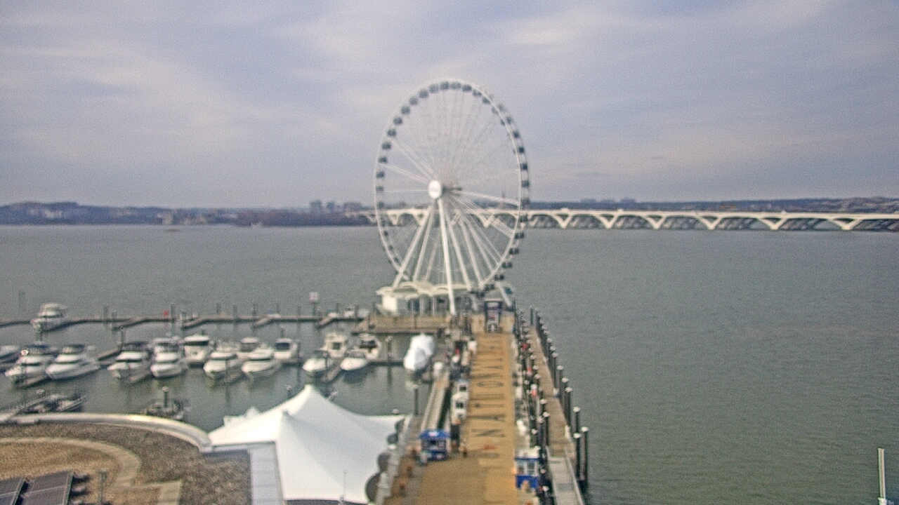 Thumbnail for current weather camera view from National Harbor in Oxon Hill, Maryland