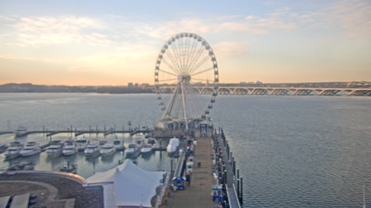 Thumbnail for current weather camera view from National Harbor in Oxon Hill, Maryland