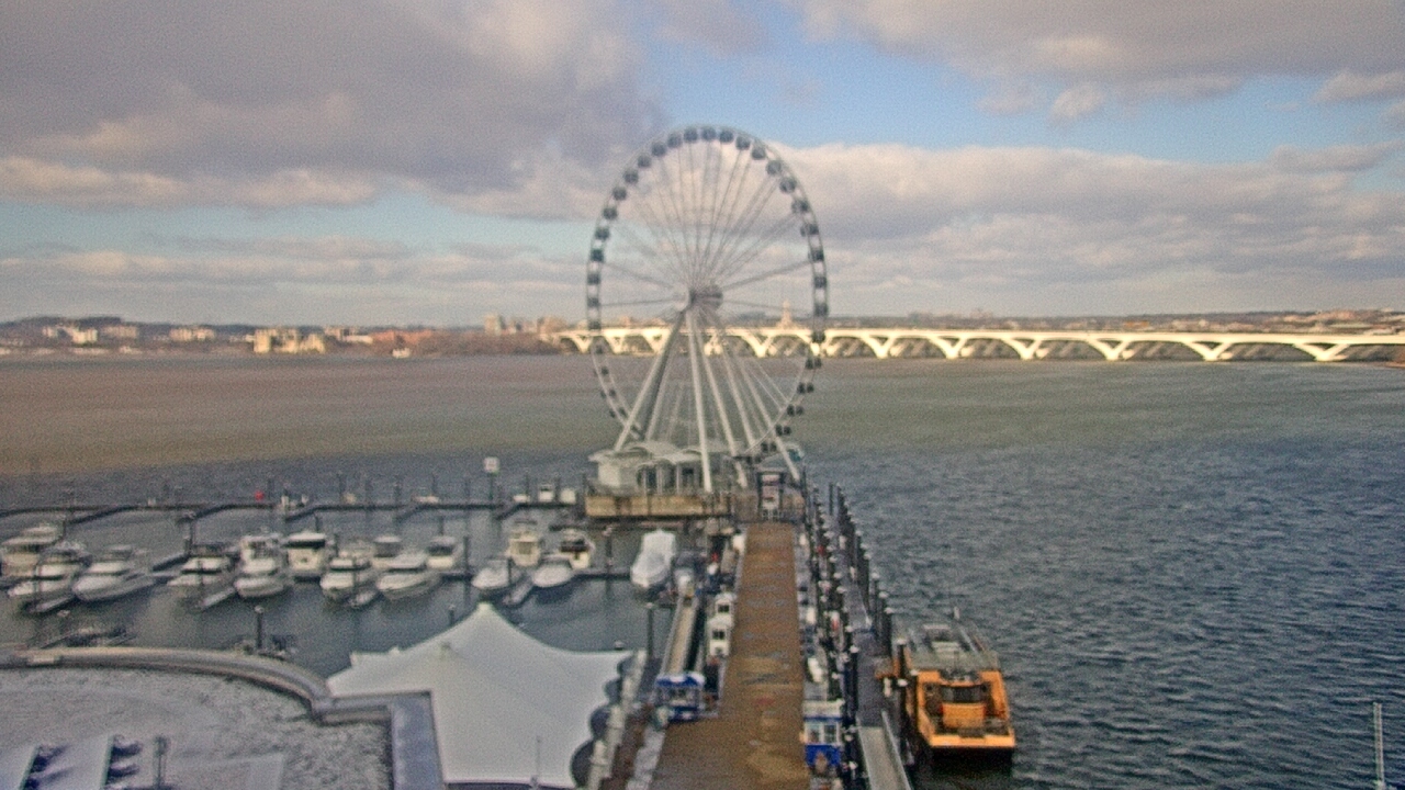 Thumbnail for current weather camera view from National Harbor in Oxon Hill, Maryland