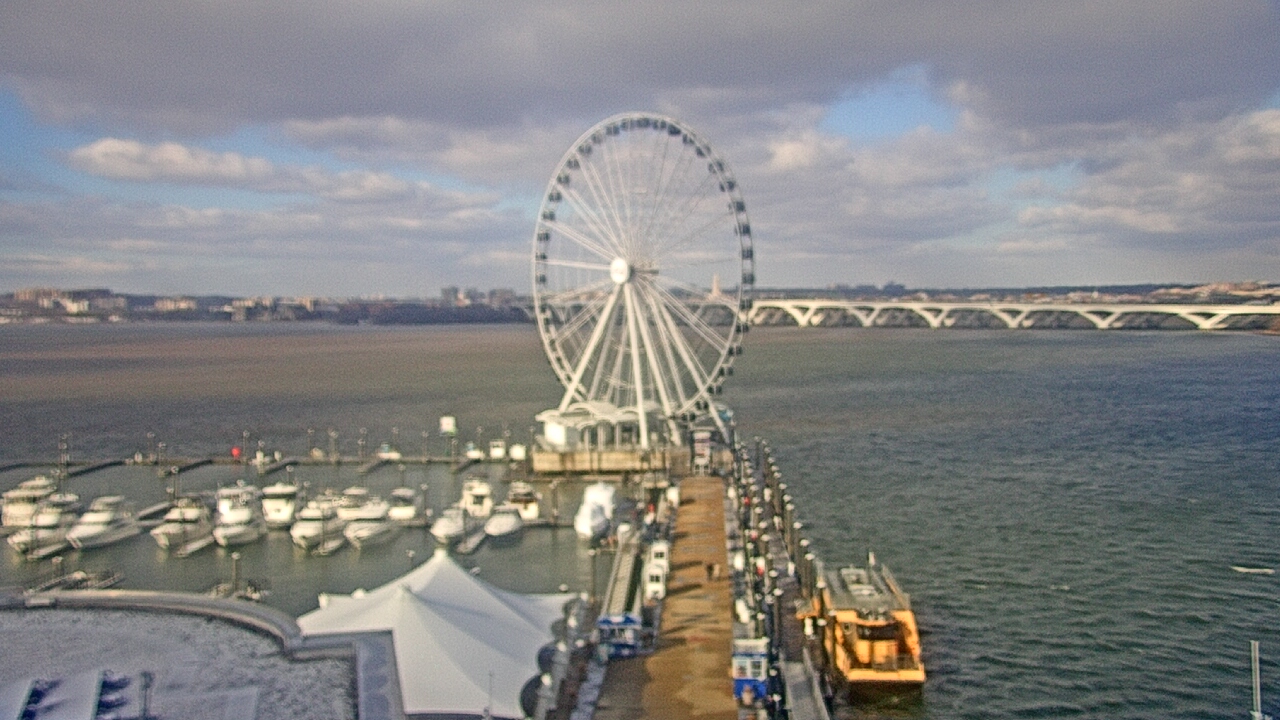 Thumbnail for current weather camera view from National Harbor in Oxon Hill, Maryland