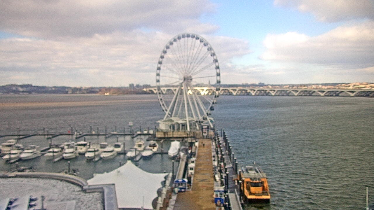 Thumbnail for current weather camera view from National Harbor in Oxon Hill, Maryland