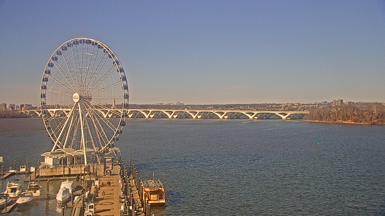 Thumbnail for current weather camera view from National Harbor in Oxon Hill, Maryland