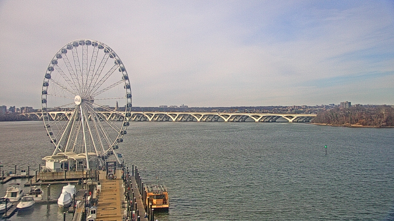 Thumbnail for current weather camera view from National Harbor in Oxon Hill, Maryland