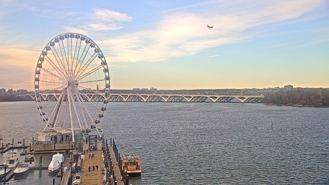 Thumbnail for current weather camera view from National Harbor in Oxon Hill, Maryland