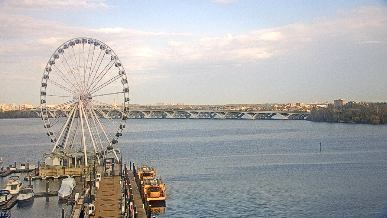 Thumbnail for current weather camera view from National Harbor in Oxon Hill, Maryland