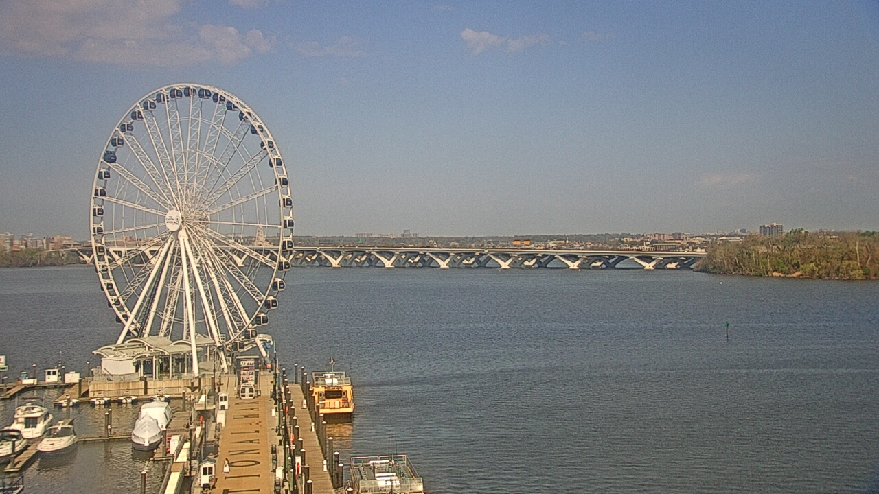 Thumbnail for current weather camera view from National Harbor in Oxon Hill, Maryland