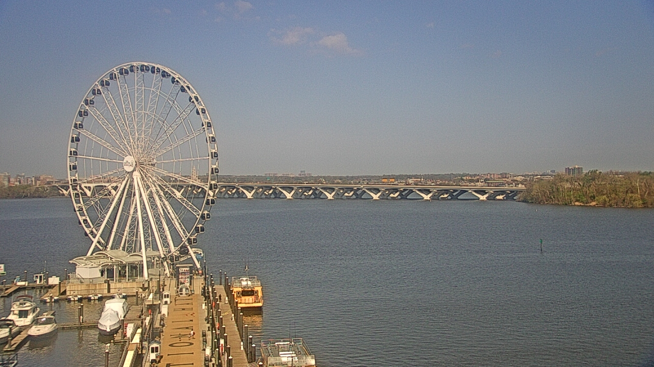 Thumbnail for current weather camera view from National Harbor in Oxon Hill, Maryland