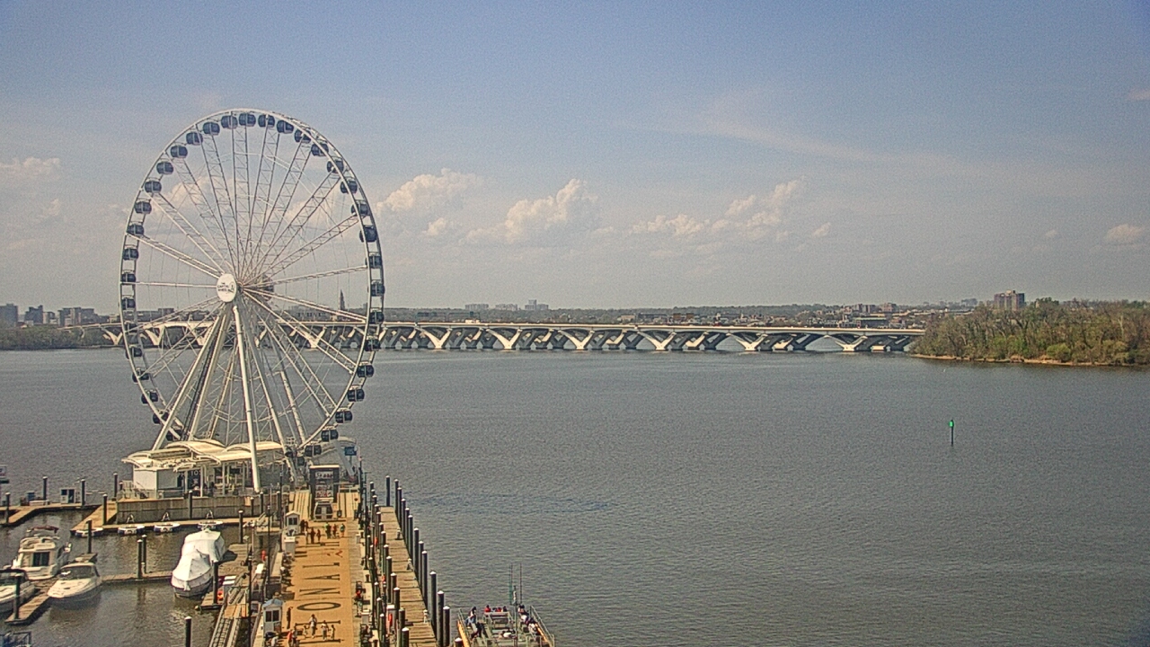 Thumbnail for current weather camera view from National Harbor in Oxon Hill, Maryland