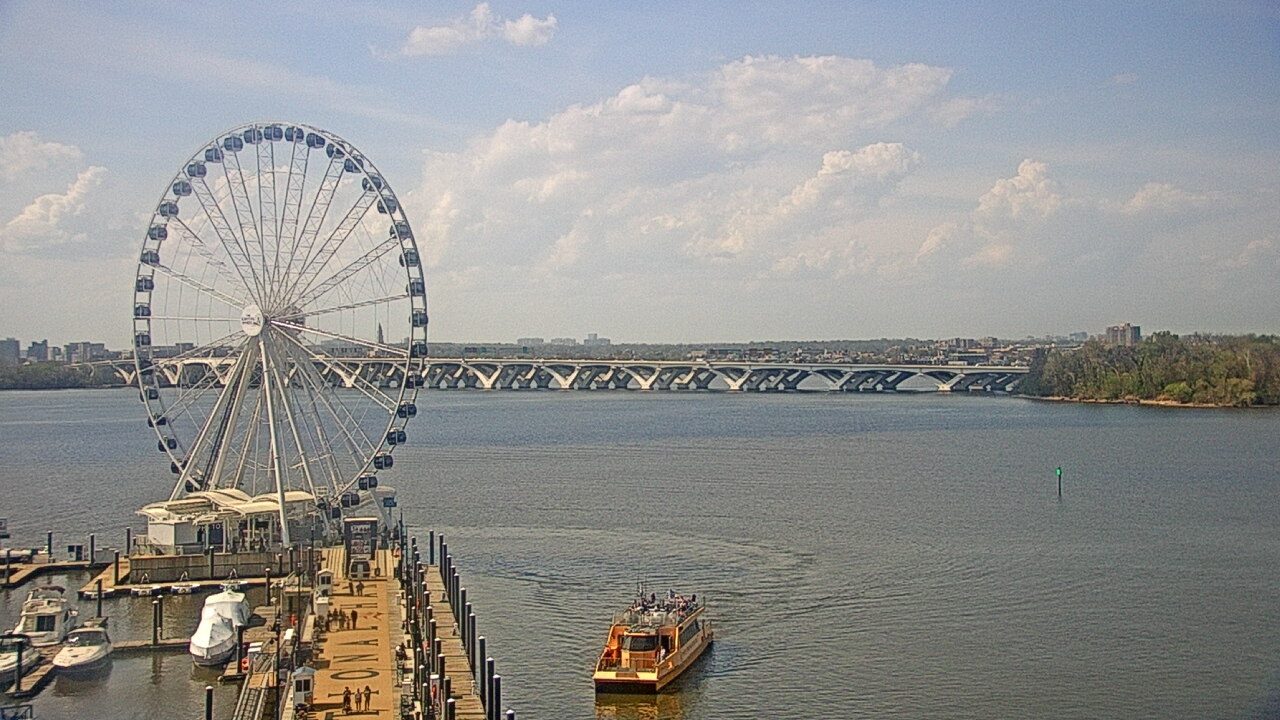 Thumbnail for current weather camera view from National Harbor in Oxon Hill, Maryland