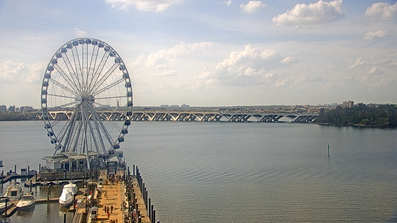 Thumbnail for current weather camera view from National Harbor in Oxon Hill, Maryland