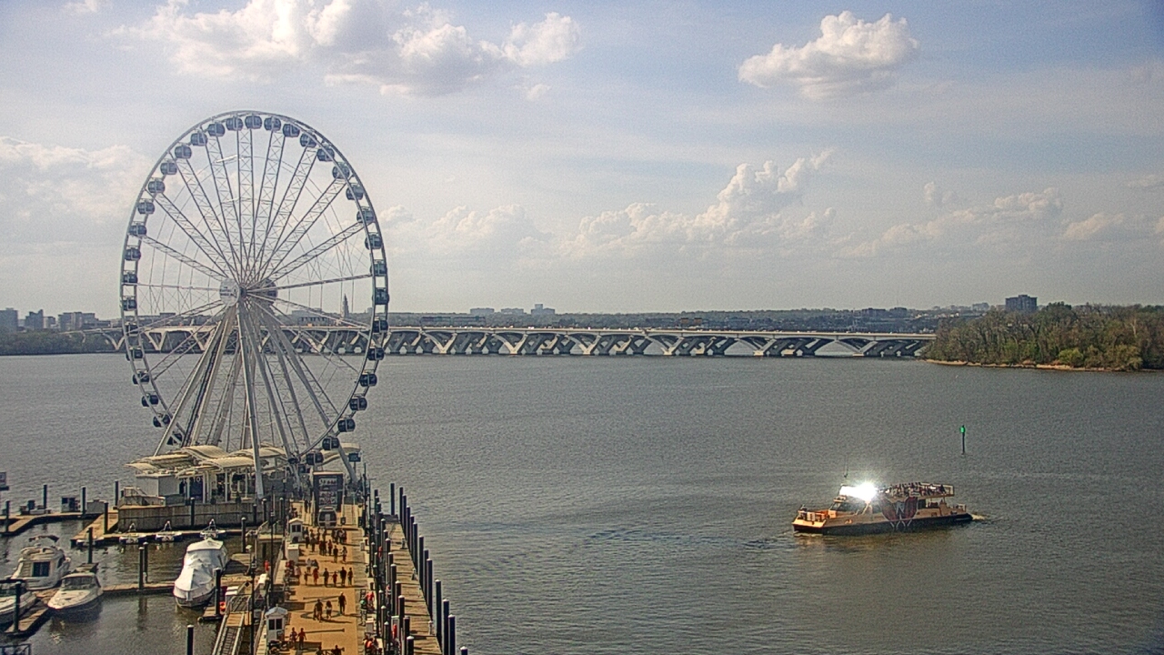 Thumbnail for current weather camera view from National Harbor in Oxon Hill, Maryland