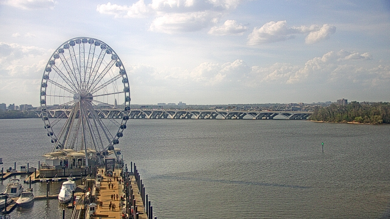 Thumbnail for current weather camera view from National Harbor in Oxon Hill, Maryland