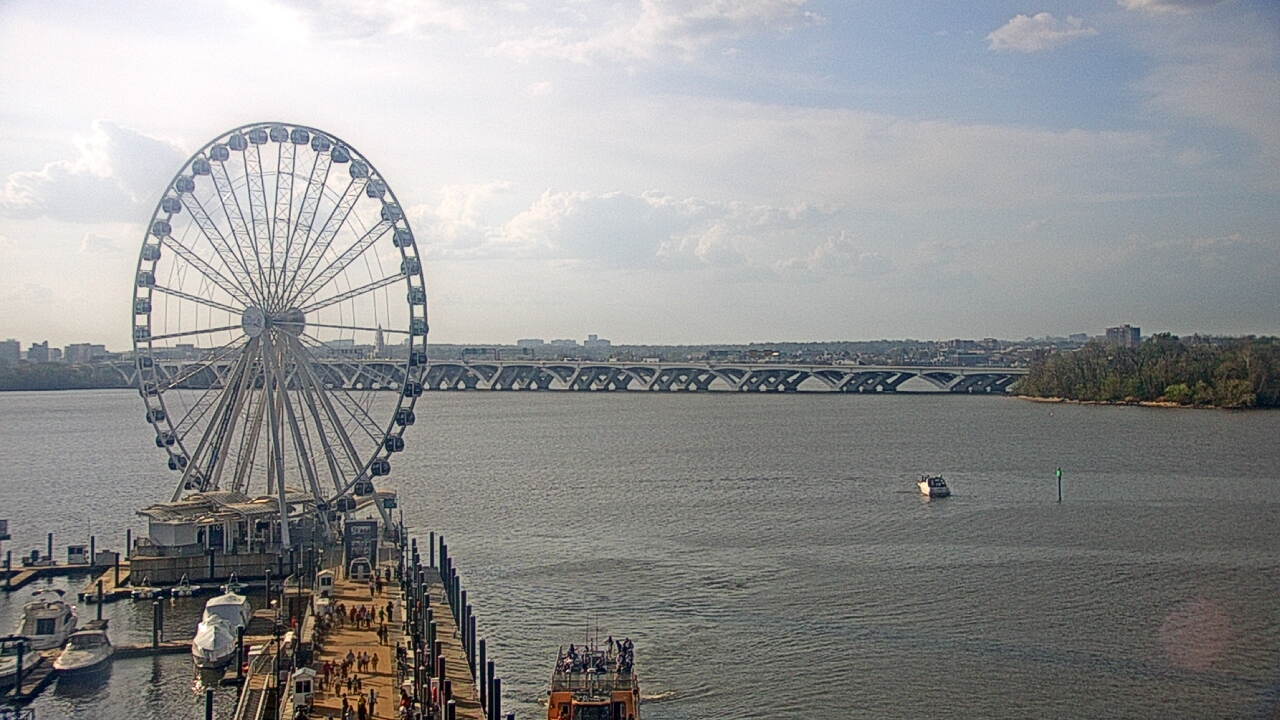 Thumbnail for current weather camera view from National Harbor in Oxon Hill, Maryland