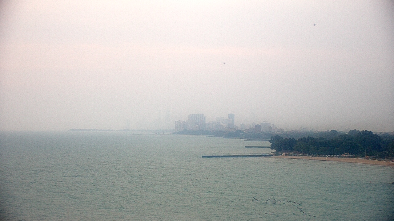 Thumbnail for current weather camera view from Northwestern University in Evanston, Illinois