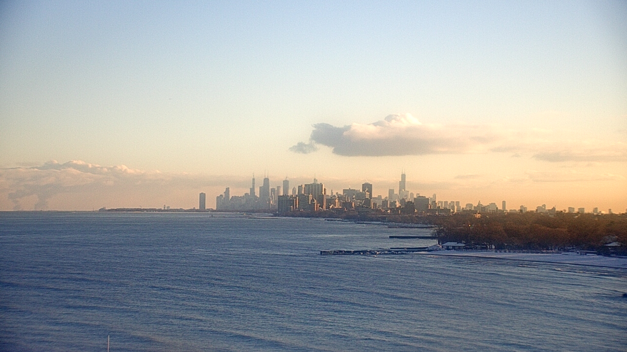 Thumbnail for current weather camera view from Northwestern University in Evanston, Illinois