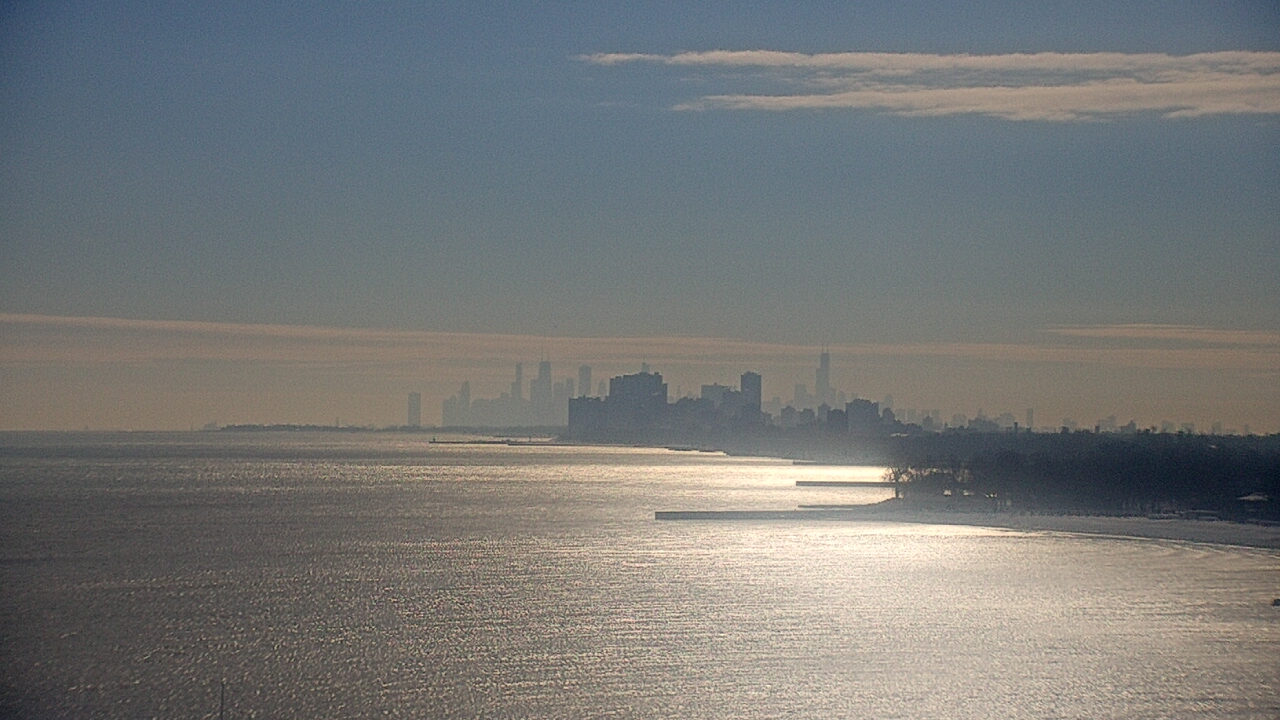 Thumbnail for current weather camera view from Northwestern University in Evanston, Illinois
