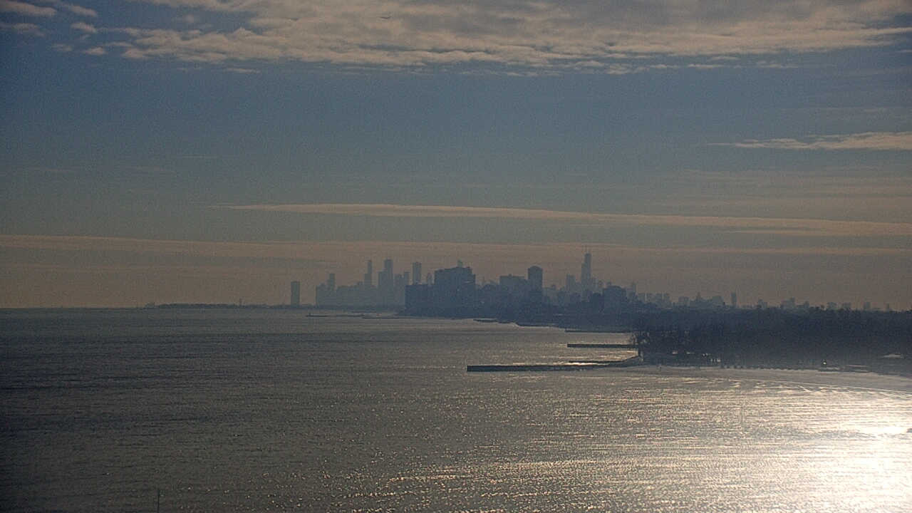 Thumbnail for current weather camera view from Northwestern University in Evanston, Illinois