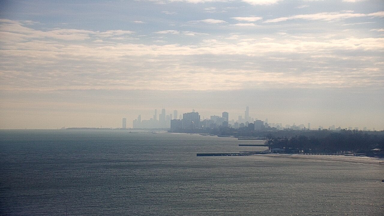 Thumbnail for current weather camera view from Northwestern University in Evanston, Illinois