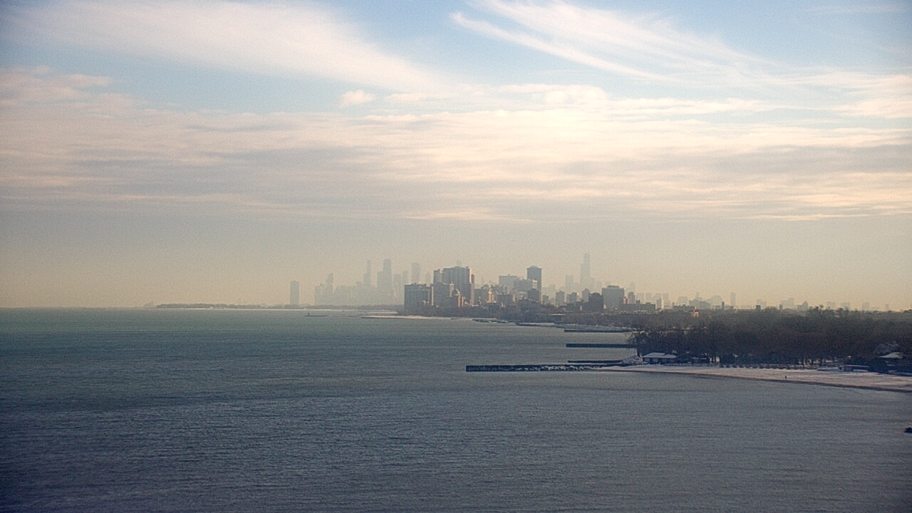 Thumbnail for current weather camera view from Northwestern University in Evanston, Illinois