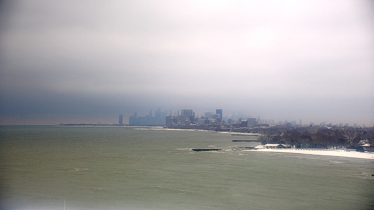 Thumbnail for current weather camera view from Northwestern University in Evanston, Illinois