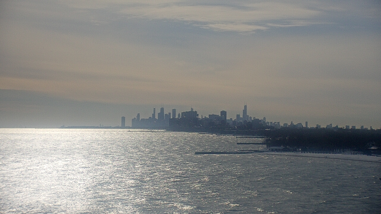 Thumbnail for current weather camera view from Northwestern University in Evanston, Illinois