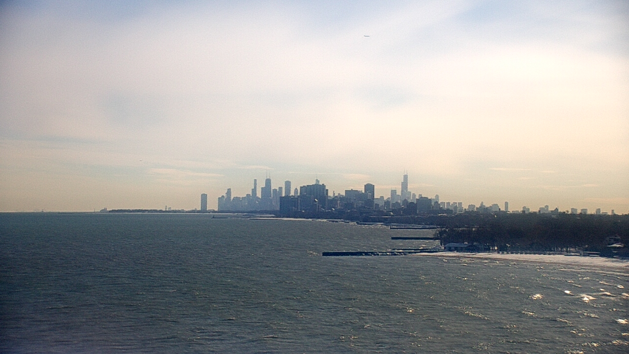 Thumbnail for current weather camera view from Northwestern University in Evanston, Illinois