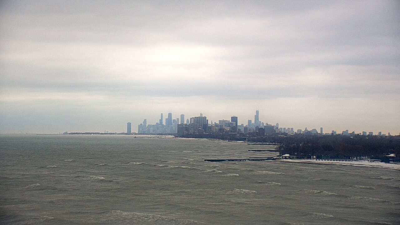 Thumbnail for current weather camera view from Northwestern University in Evanston, Illinois