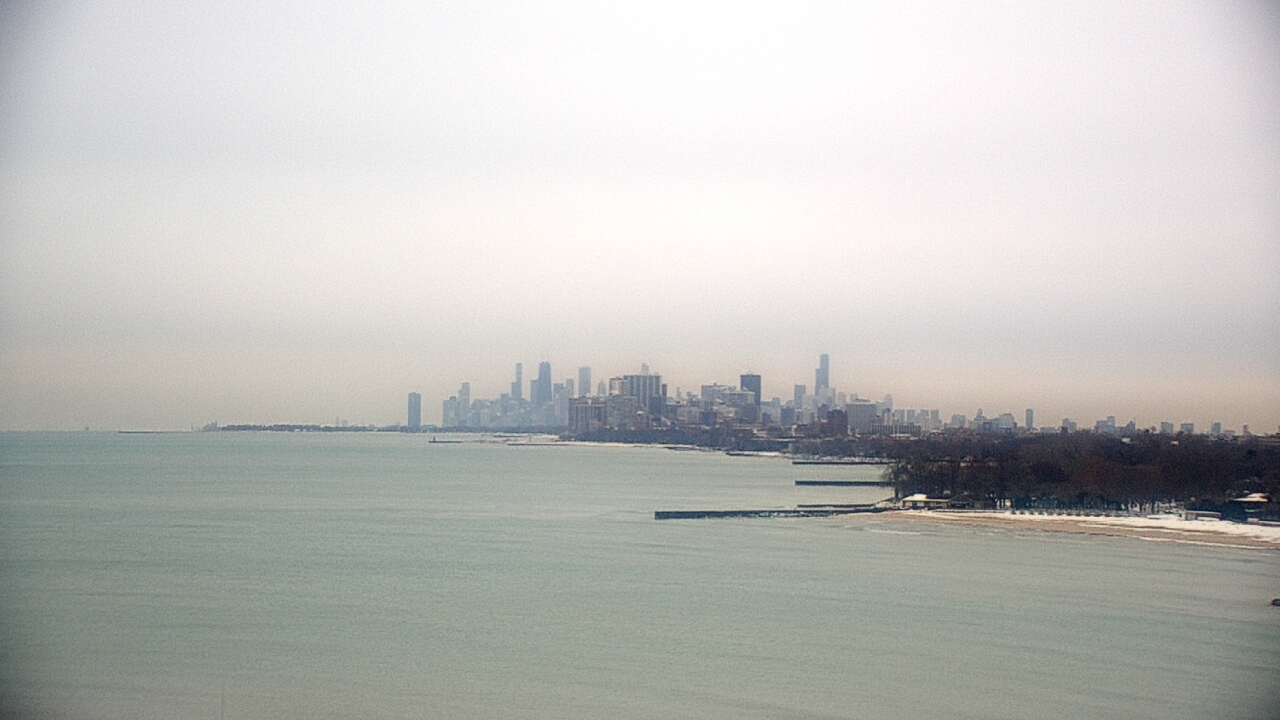 Thumbnail for current weather camera view from Northwestern University in Evanston, Illinois