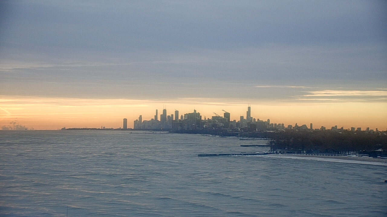 Thumbnail for current weather camera view from Northwestern University in Evanston, Illinois