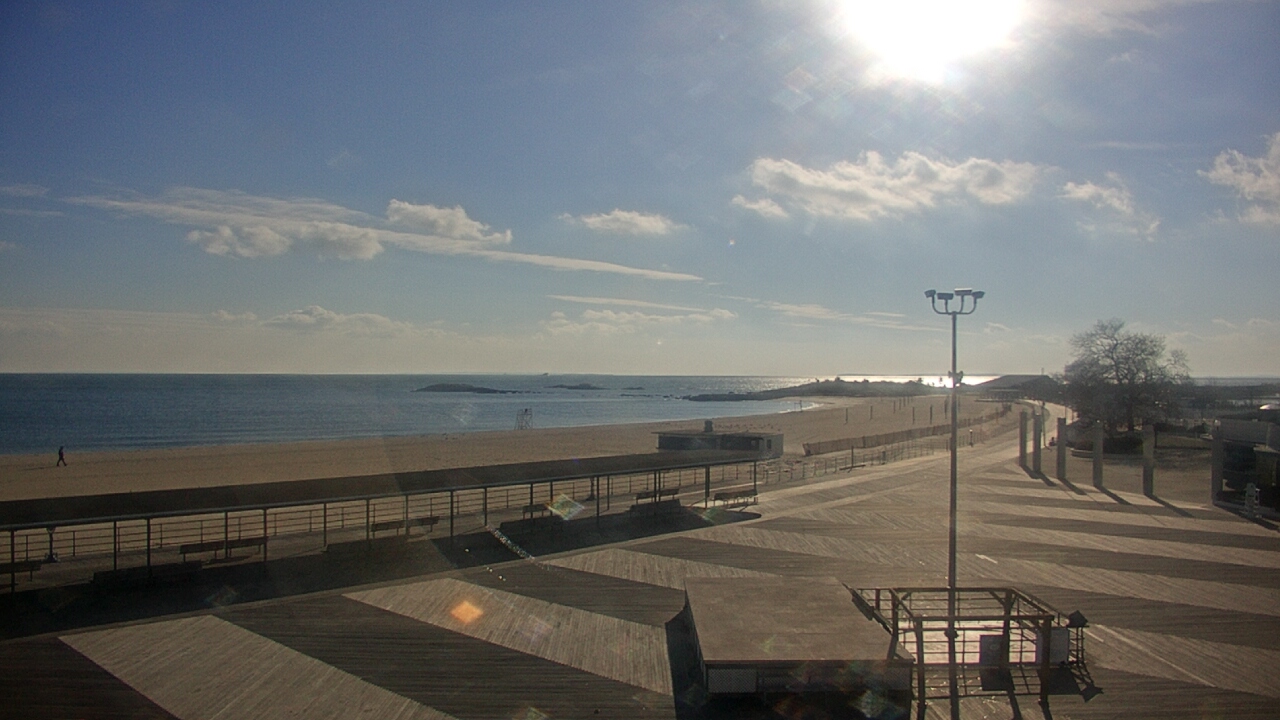 Thumbnail for current weather camera view from Ocean Beach Park in New London, Connecticut